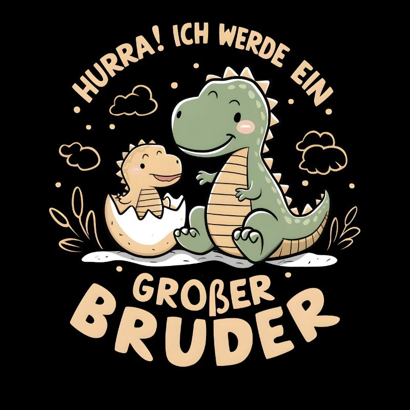 Ich werde ein großer Bruder Dino Dinosaurier