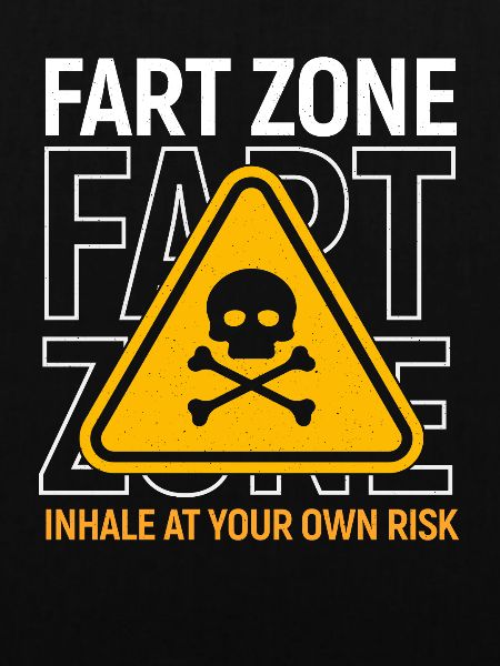 Furzzone - Lustiges Fart Zone Schild
