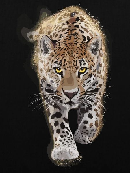 Gepard Leopard für Raubtier Fans