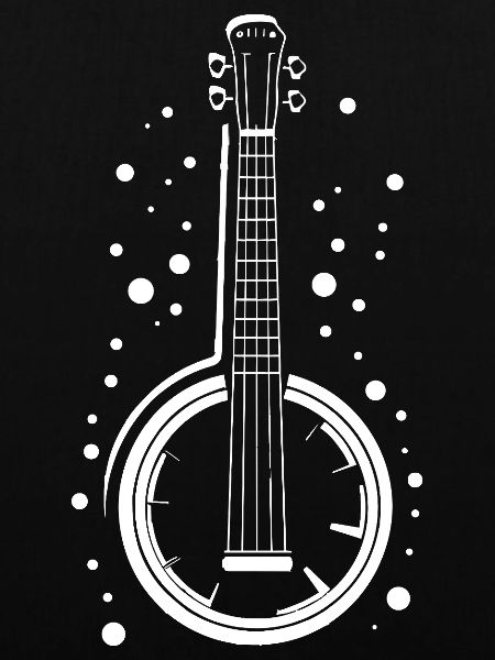 Banjo Zeichnung