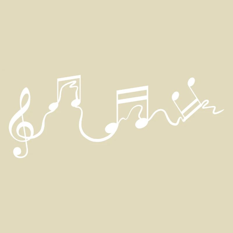 Musiknoten Sänger oder Performer Gift