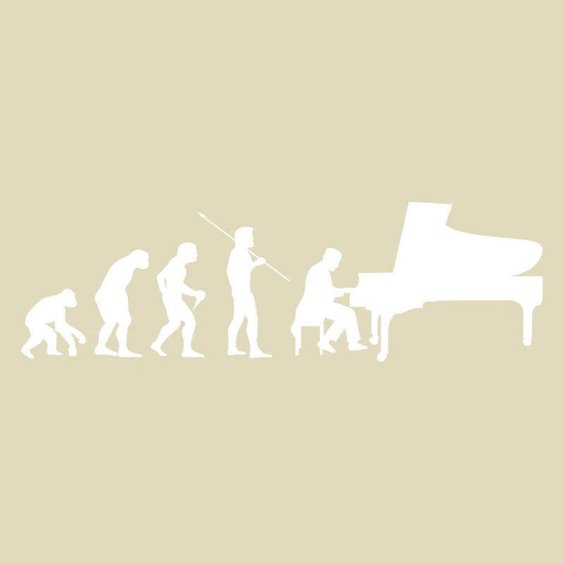 Pianist Evolution lustig