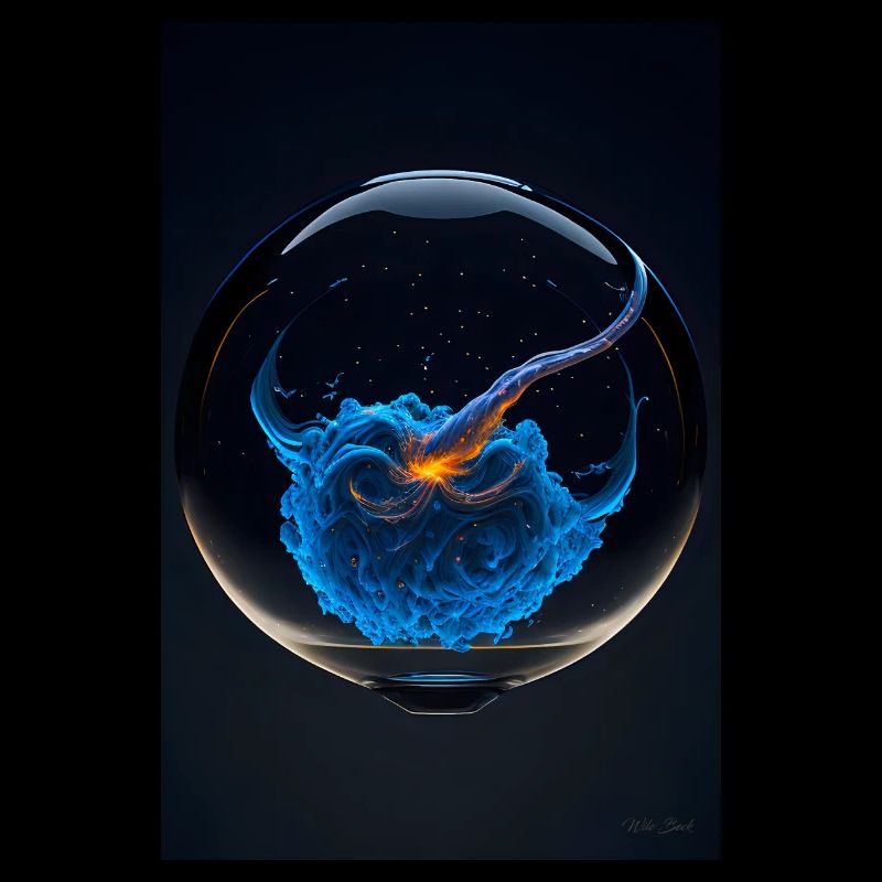 Clouds in a bubble plasma 2