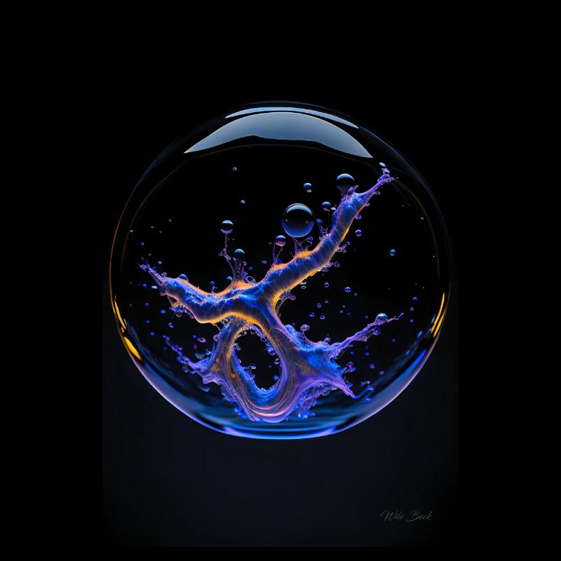 Kaos in a bubble neon1