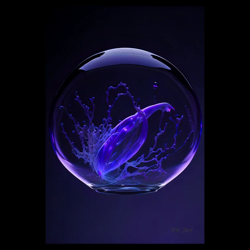 Kaos dans une bulle violette 2