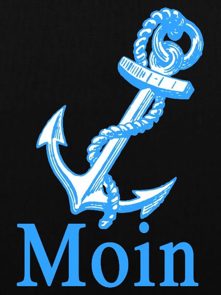 Moin mit Anker