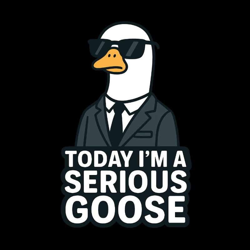 Serious goose