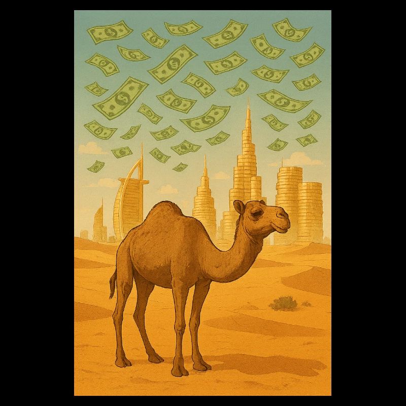 Kamel dubai geld