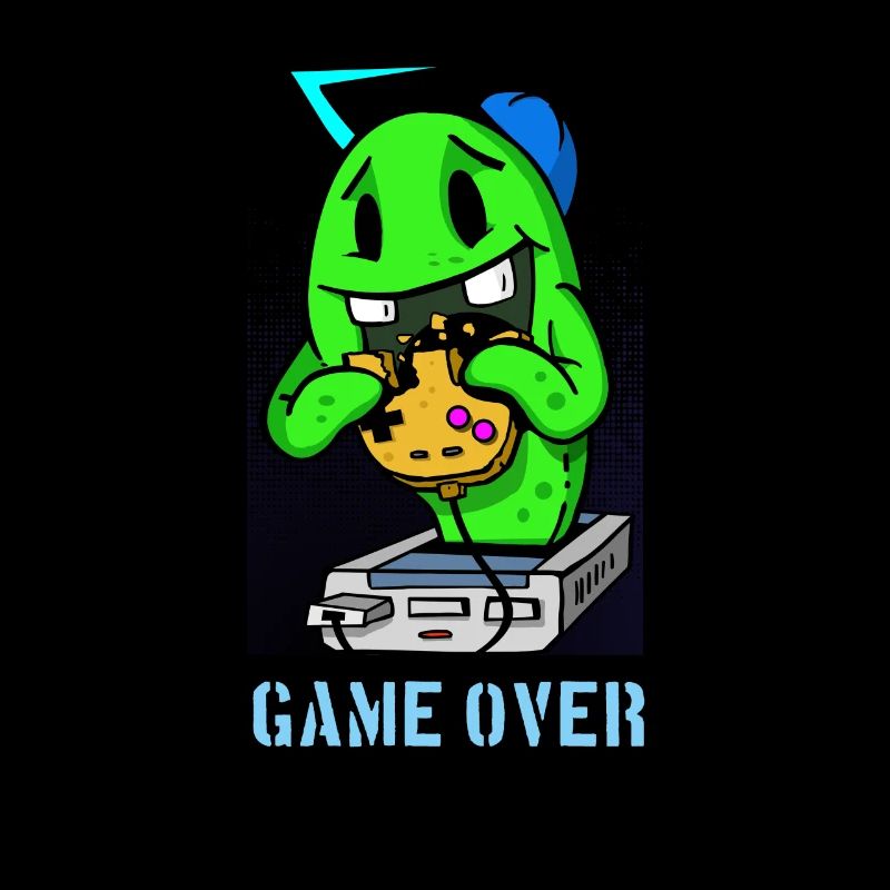 Gaming Gamer Comic Jeu terminé