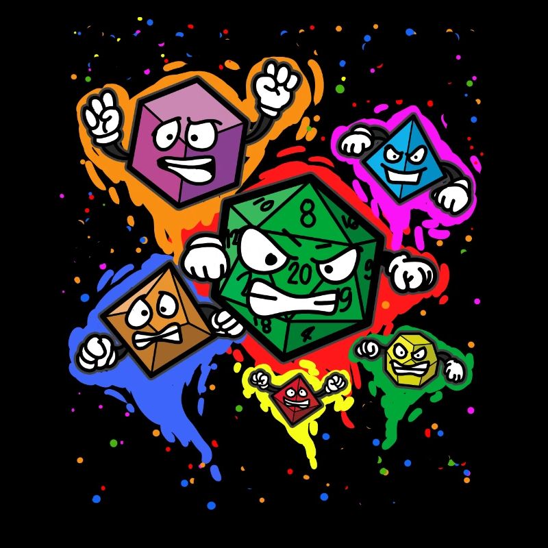 Fantasy RPG Dice Game Tabletop Game Player