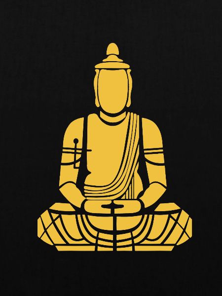 Mediations buddha sitzend