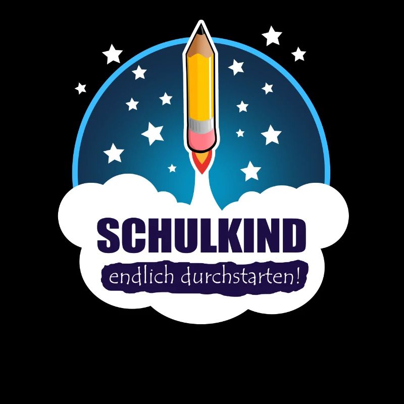 Schulkind Rakete Einschulung