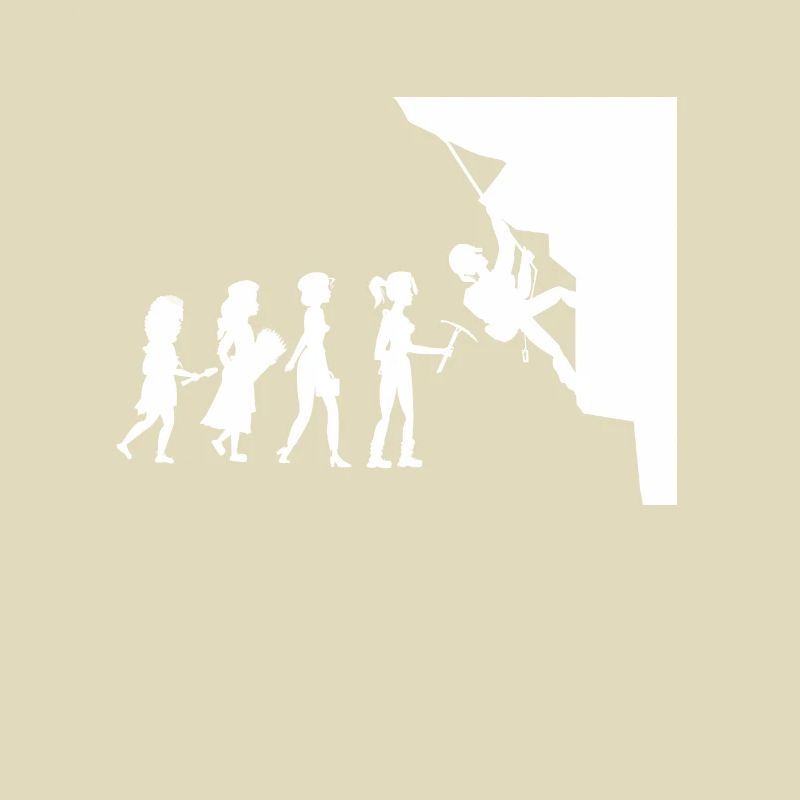 Grimpeur évolution mur d'escalade