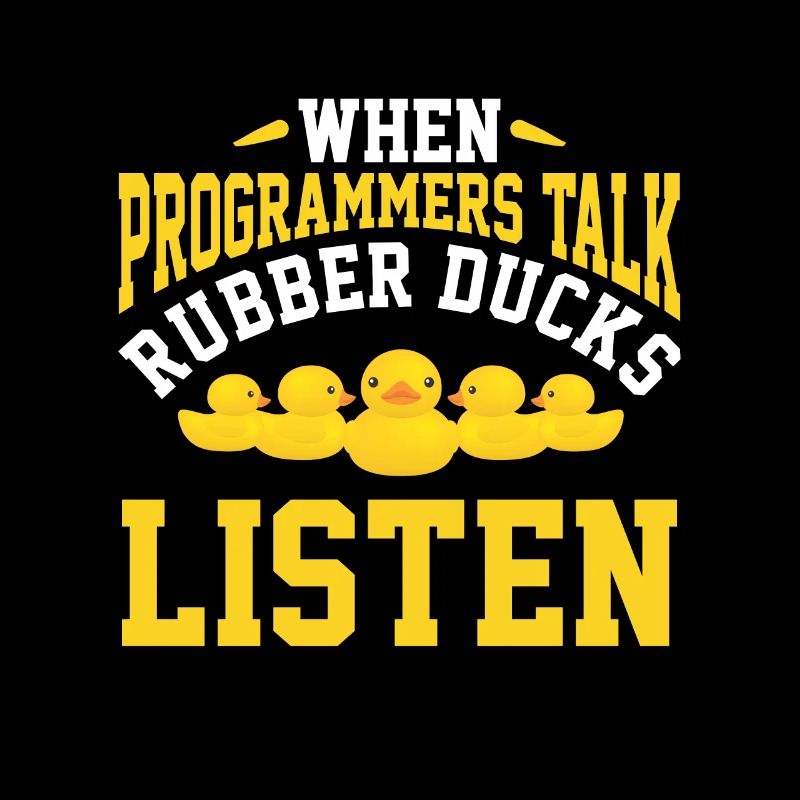 Programmeur informatique développeur canard en caoutchouc