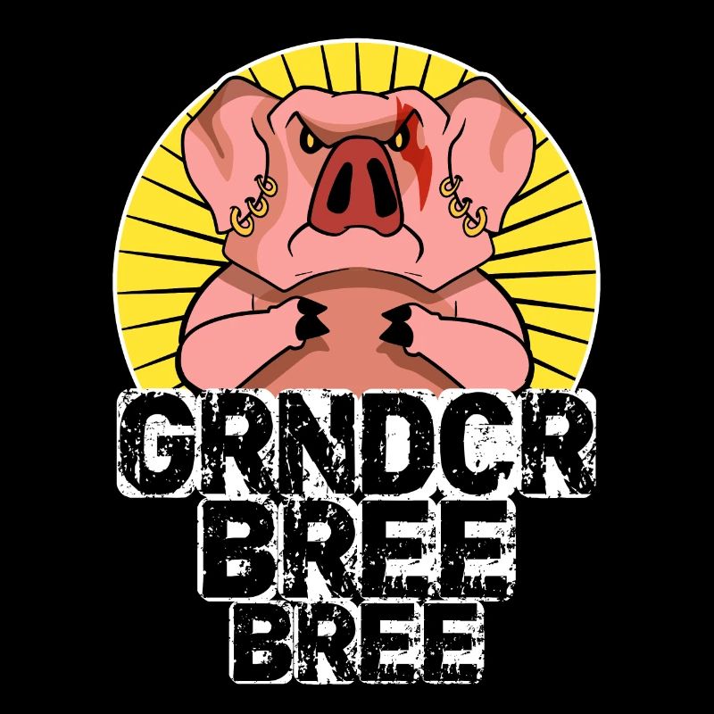 Grindcore Pig Squeal Bree Grunzen Konzert Geschenk