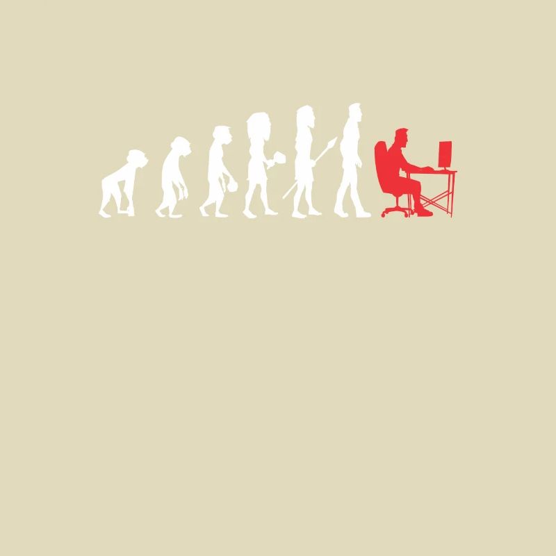 Gamer Evolution Gaming Nerd Zocker Computer