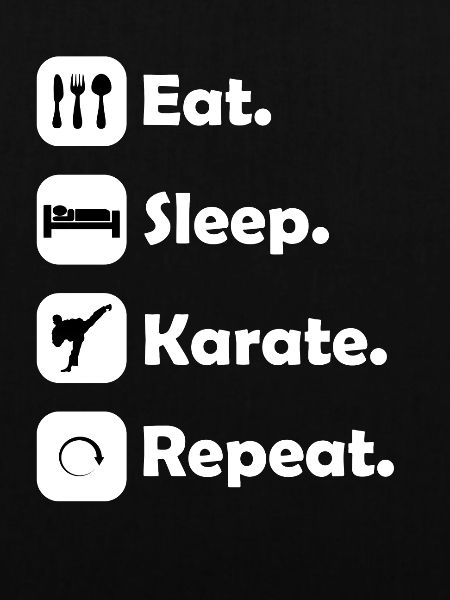 Eat. Sleep. Karate. Repeat.