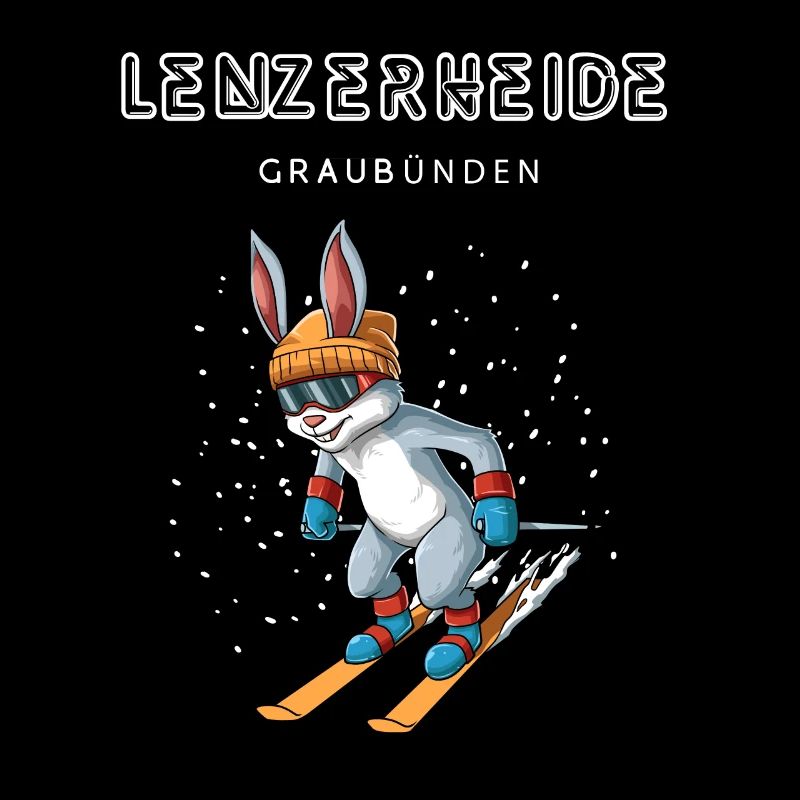 Lenzerheide Graubünden Schweiz Retro Ski Hase