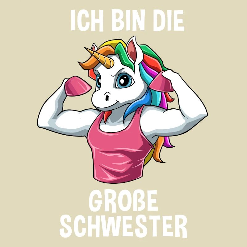 Einhorn Große Schwester - Ich bin die große