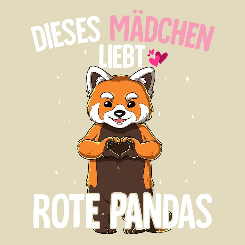 Roter Panda Mädchen