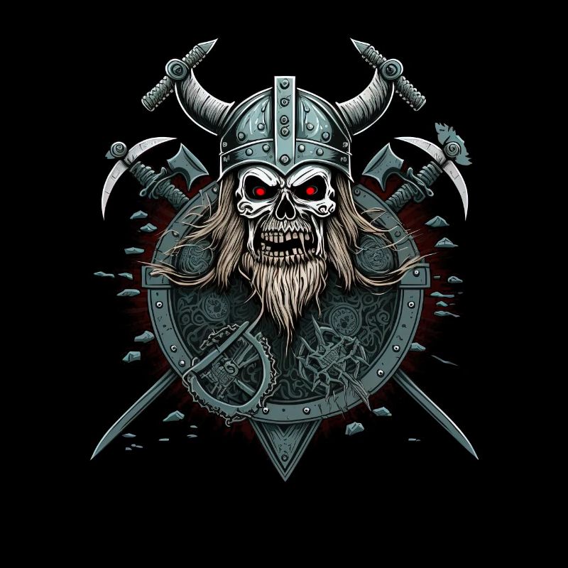 Walhalla Wikinger-Skelett