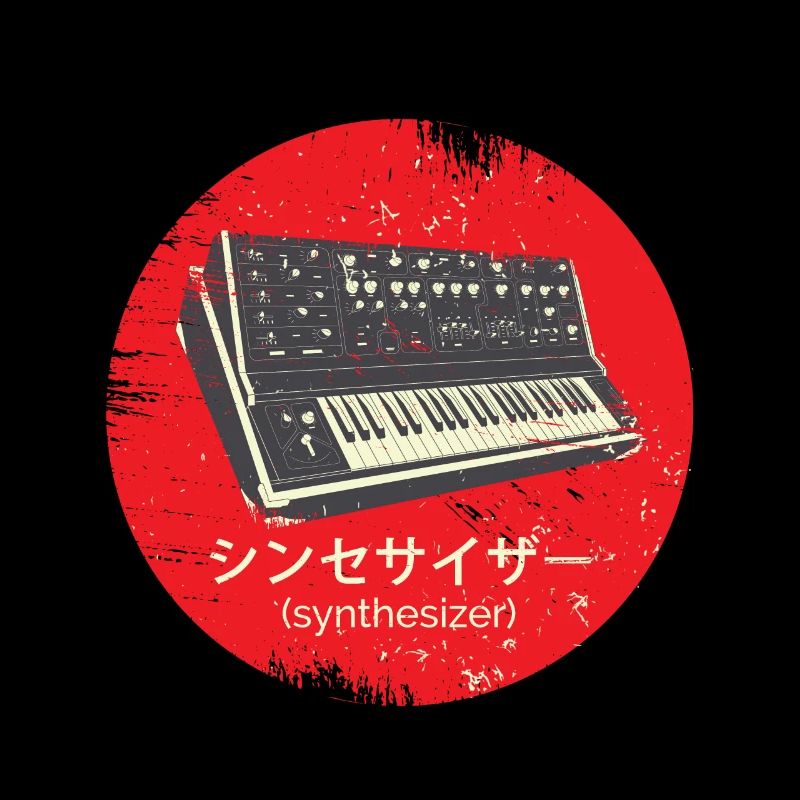 Analoger Synthesizer Techno Retro Vintage Synth