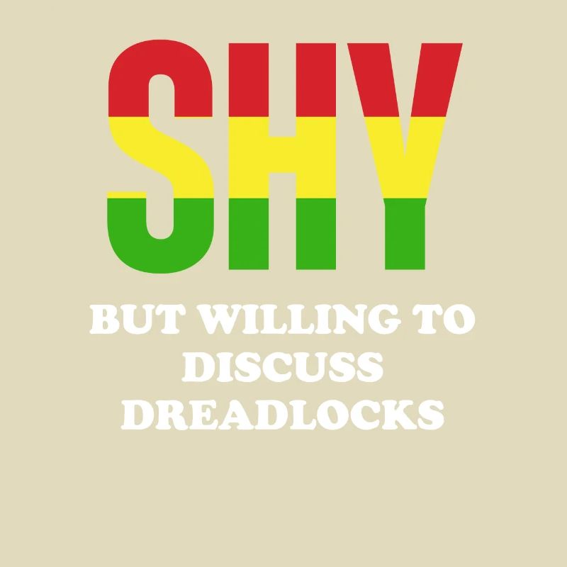 Timide mais prêt à parler de dreadlocks
