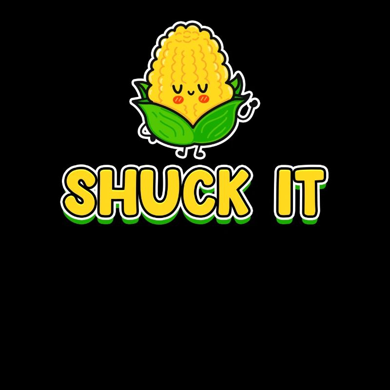 Shuck It Corn Puns Agricultural