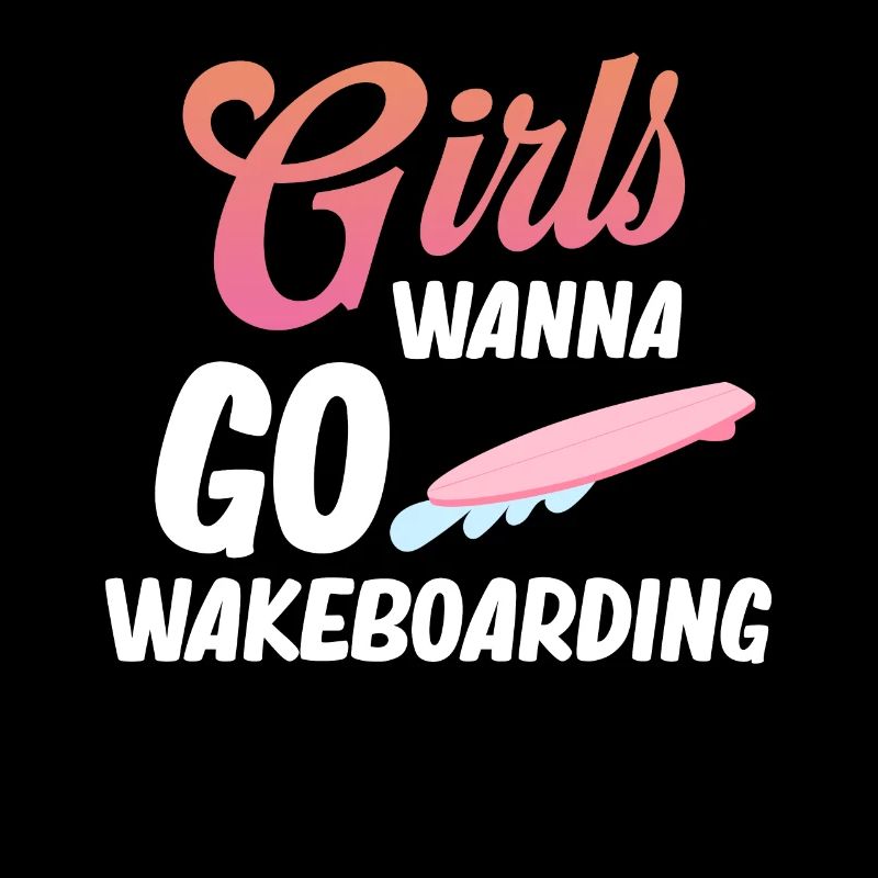 Mädchen Wollen Wakeboarden, Bootfahren,