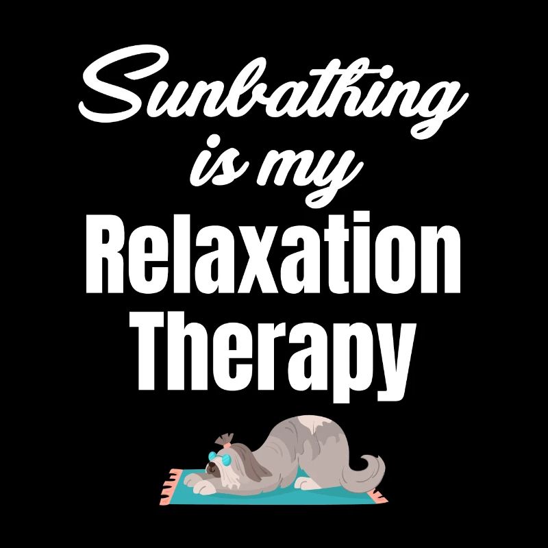 Sunbathing is my relaxation therapy