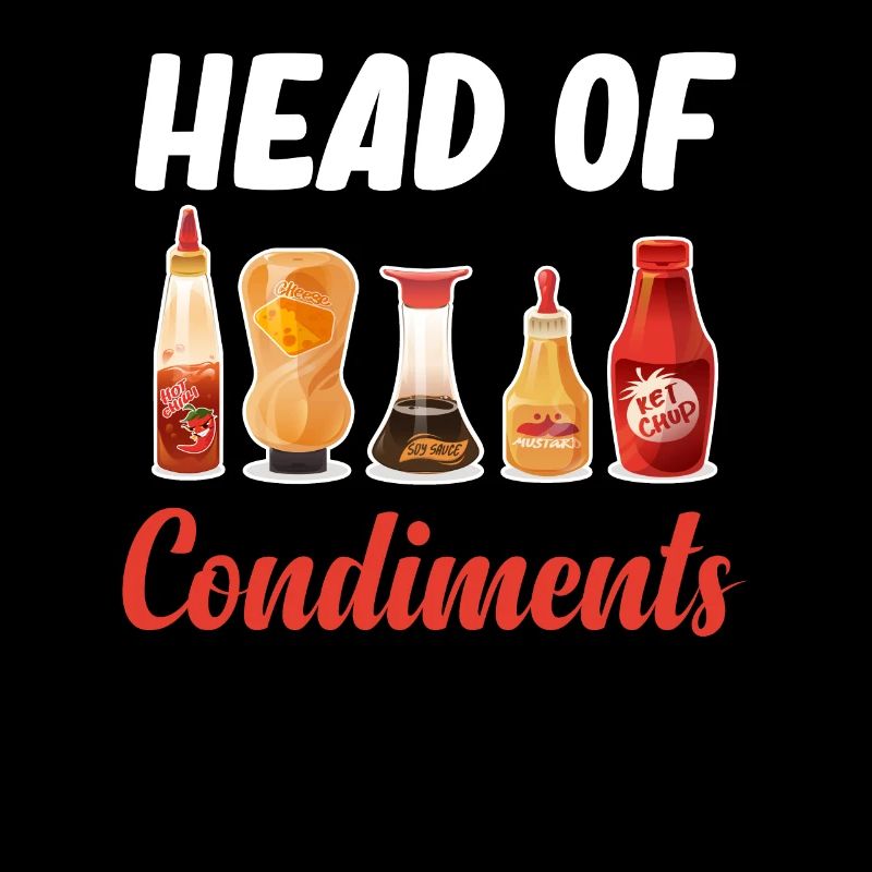 Tête De Condiments Drôle Moutarde Épicée