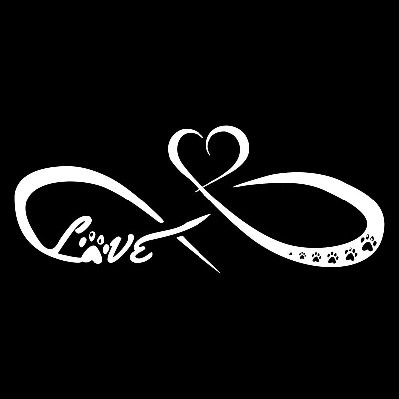 infinite heart pawing trace text