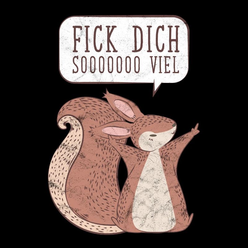 Eichhörnchen Fick Dich Lustig Geschenk