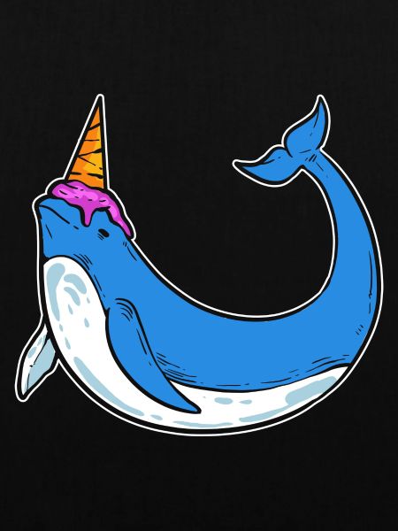 Eiscreme Narwhal Naschkatze Gift