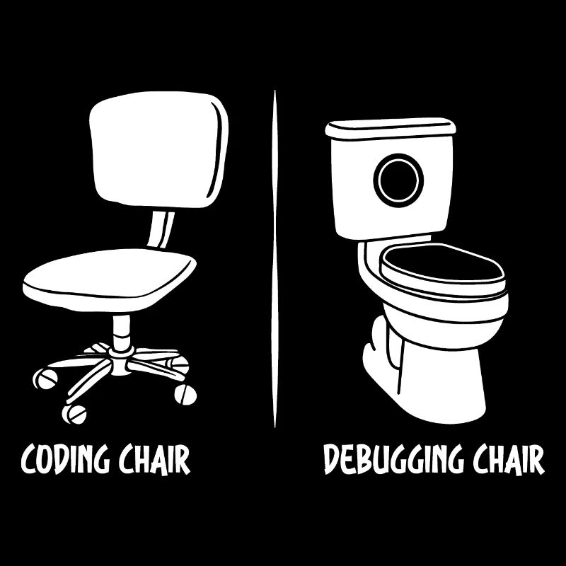 Debugging-Stuhl lustige Programmierer Geschenk