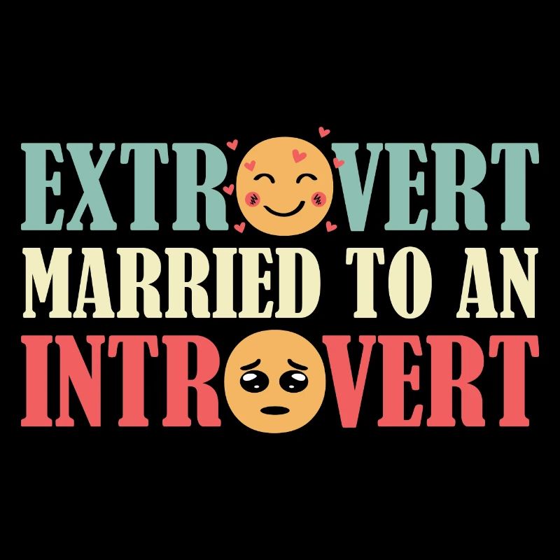 Extrovert married introvert Glücklic