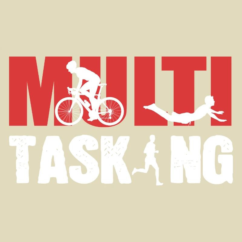 Multitasking Radfahrer Gift