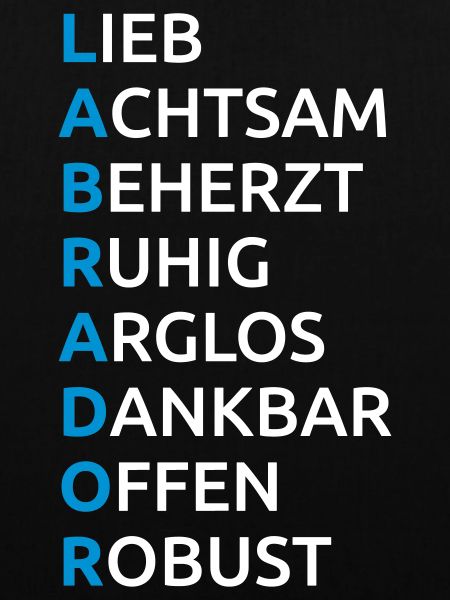 Labrador Eigenschaften Spruch