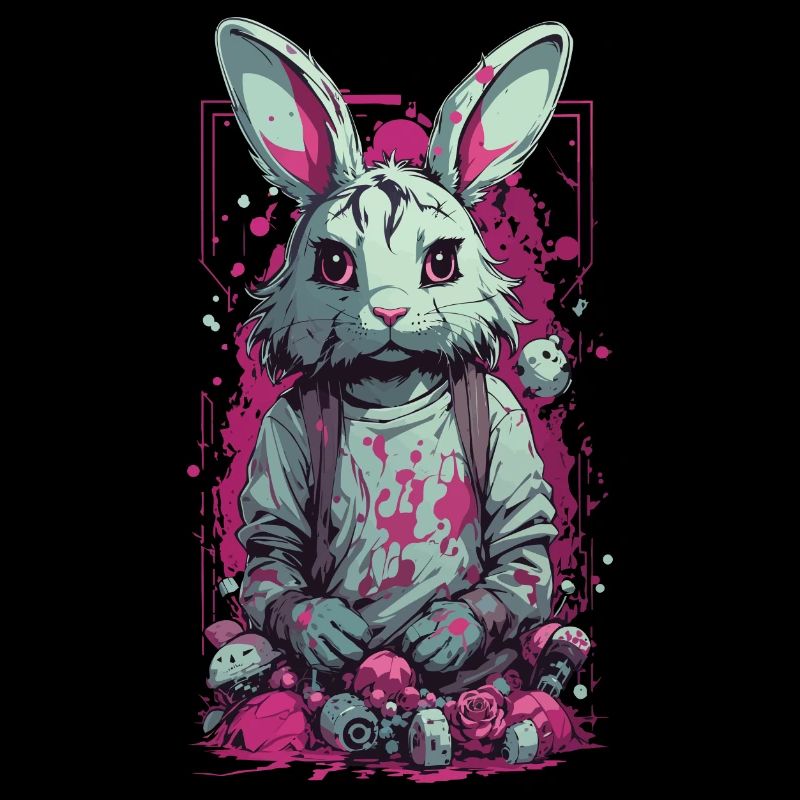Gothic  Horror Splatter Kunst