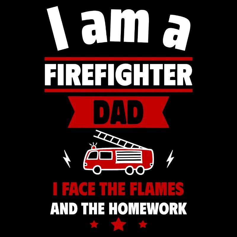 Dad Firefighter Father's Day Gift, Fire Brigade