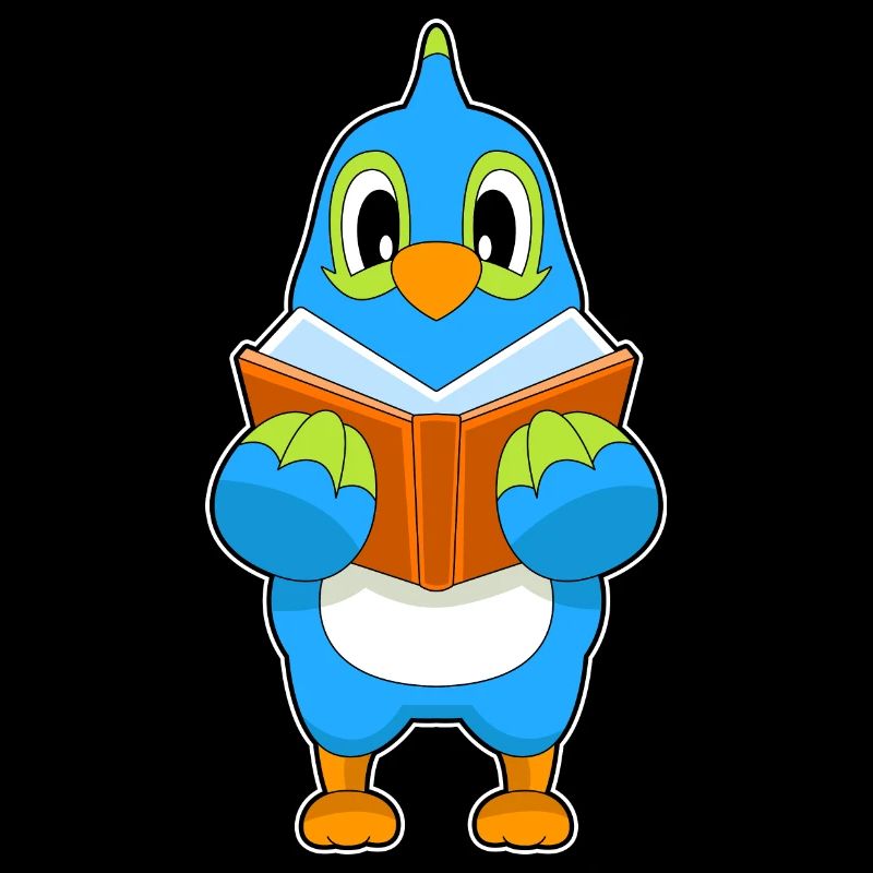 Parrot Reading Book