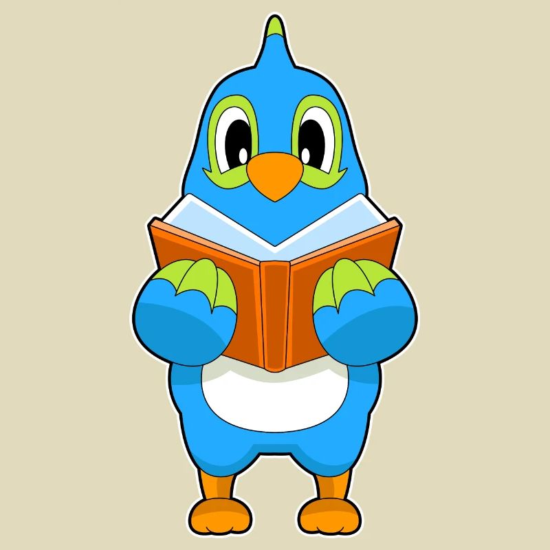 Parrot Reading Book