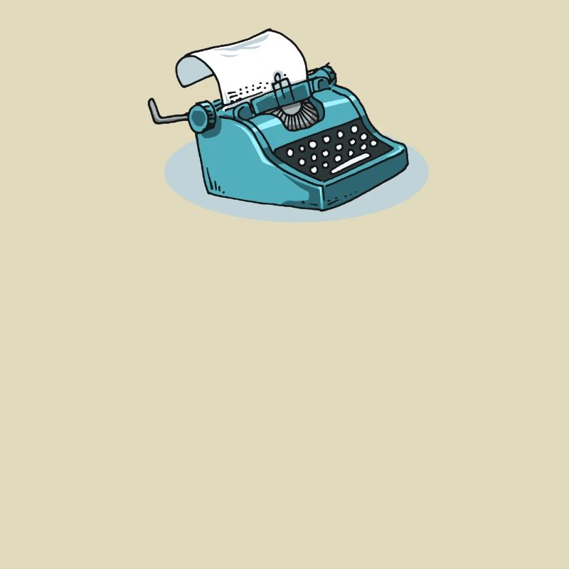 Typewriter Writing Author Copywriter Book