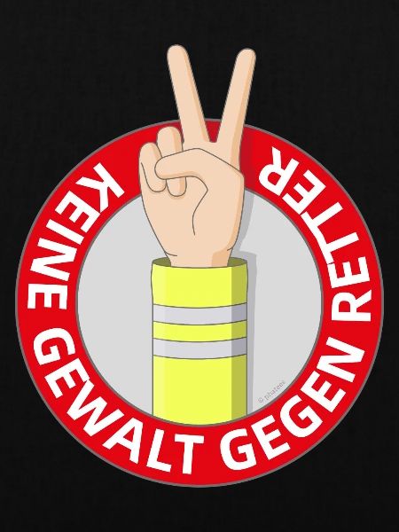 Keine Gewalt gegen Retter
