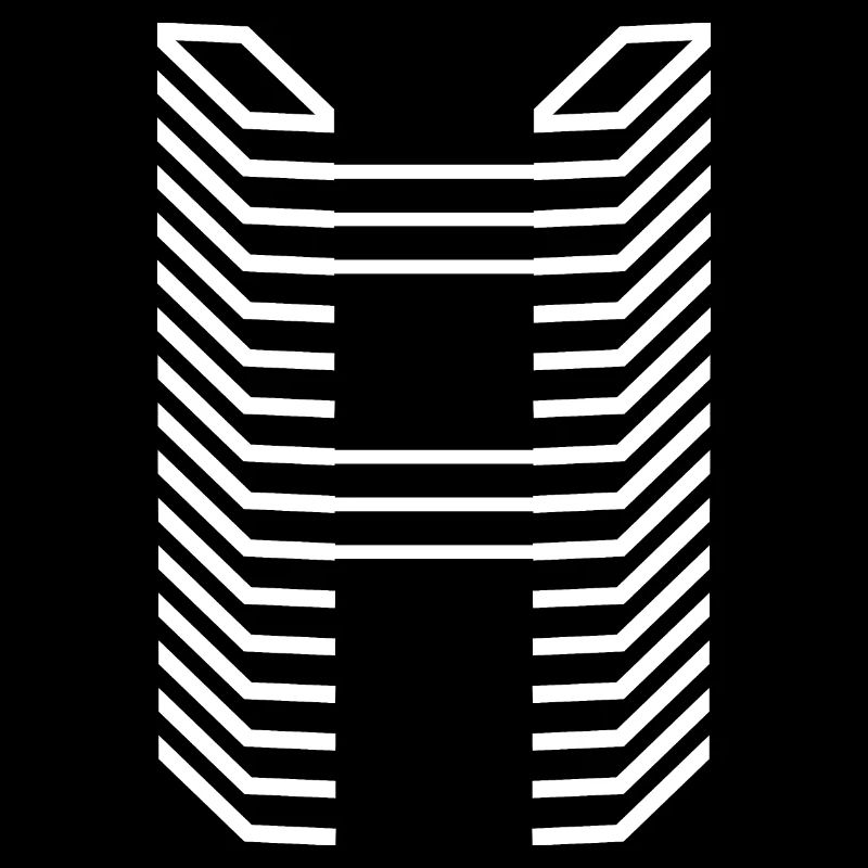 Einzigartiger Buchstabe Ein Logo-Design "Weiß"