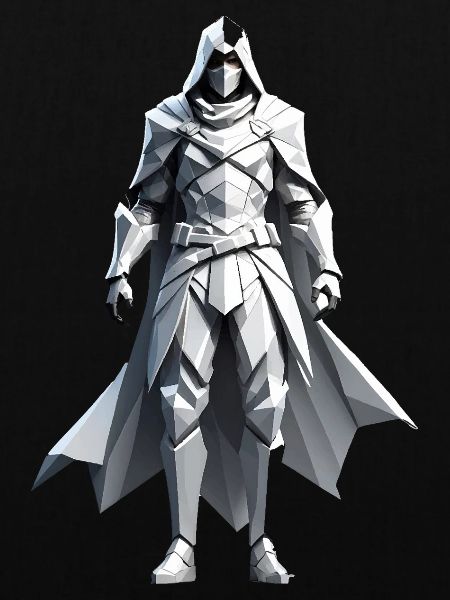 Assassin - Low Poly Videogame Design