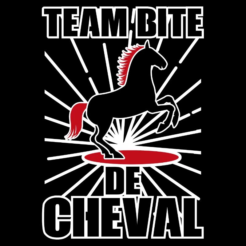 Team bite de cheval | équitation beauf | humour