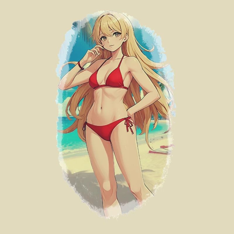 Mädchen am Strand