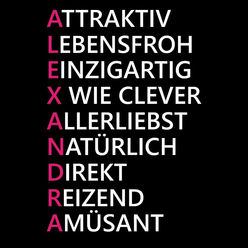 Alexandra Name Geschenk