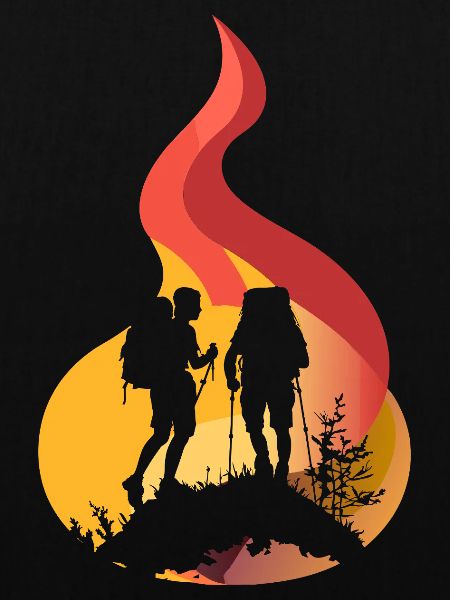 Wanderung Bergsteiger Trekker